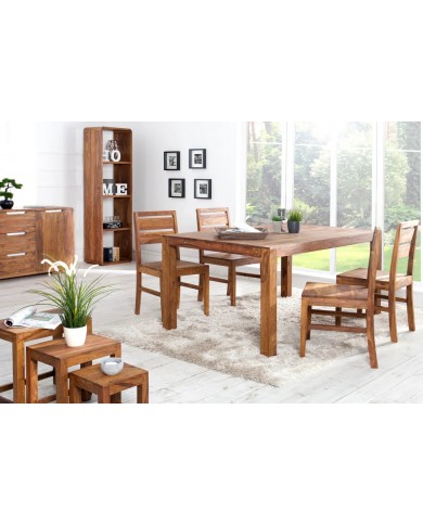 Chaise en bois massif sheesham livrée montée Corex™