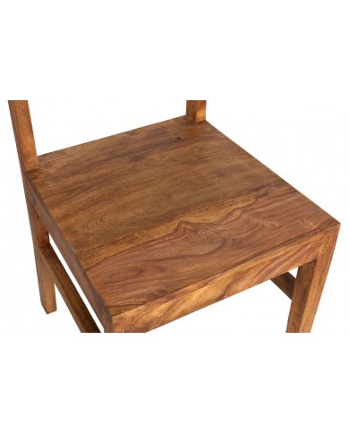 Chaise en bois massif sheesham livrée montée Corex™