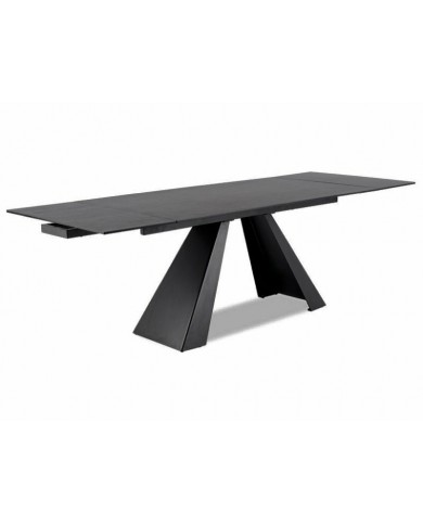 Table Céramique Extensible 160-240cm Salvadore - Gris Pierre | Mobili & Co