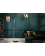 Lampadaire Arc Doré Base Marbre 205 cm Big Bow