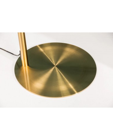 Lampadaire Arc Doré Base Marbre 205 cm Big Bow