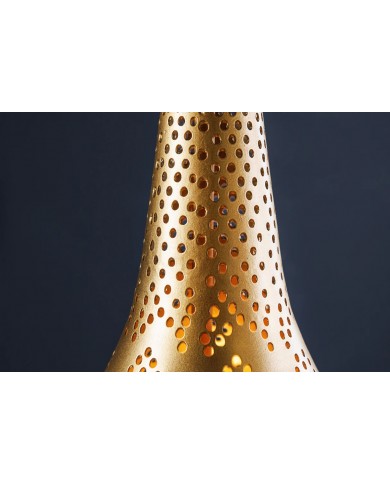 Suspension Orientale Métal Doré Fait Main ORIENTAL LIVING