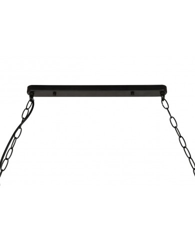 Suspension Design 10 Ampoules Corde & Métal CORDELIA 120cm