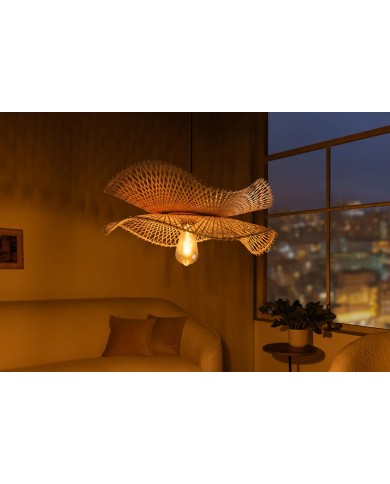 Suspension Bambou Naturel ORGANIC LIVING 50 cm