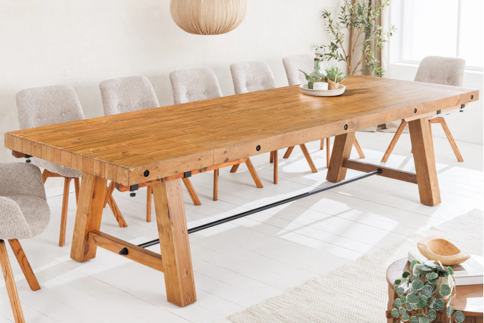 Table à manger FINULTRA  extensible de 300 à 400 cm, 12 à 16 convives