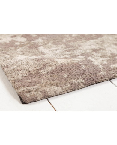 Tapis grand format 350x240 cm MODERN ART – Beige gris contemporain, texture douce et compatible chauffage au sol