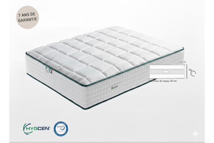 Matelas L'IMPÉRIAL  - 30cm | 1000 Ressorts & Memory | Fabrication Italienne MobiliandCo