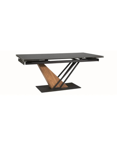 Pack Prestige : Table Céramique Extensible 160(220) x 90 cm GENESE + 6 Chaises ALAN pour 1€ de plus !