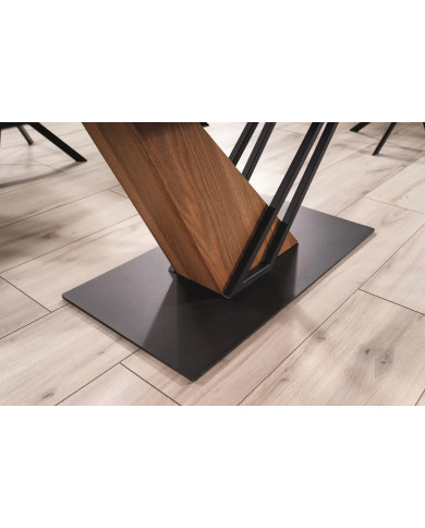Pack Prestige : Table Céramique Extensible 160(220) x 90 cm GENESE + 6 Chaises ALAN pour 1€ de plus !