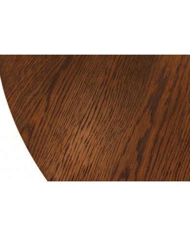 Table Ronde Extensible Chêne Foncé ARBOREA | Ø120 à 200 cm
