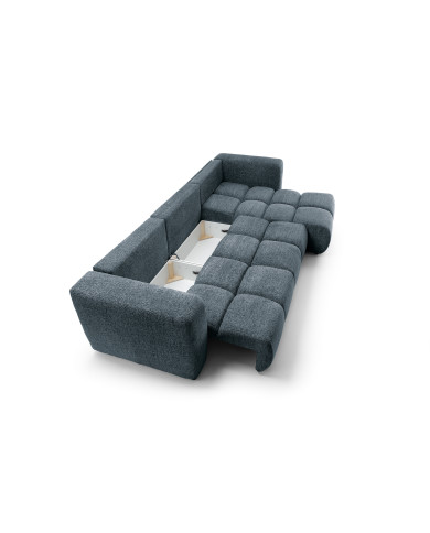 Canapé d’Angle XL MADIBA III | 336 cm | Double Coffre & Convertible