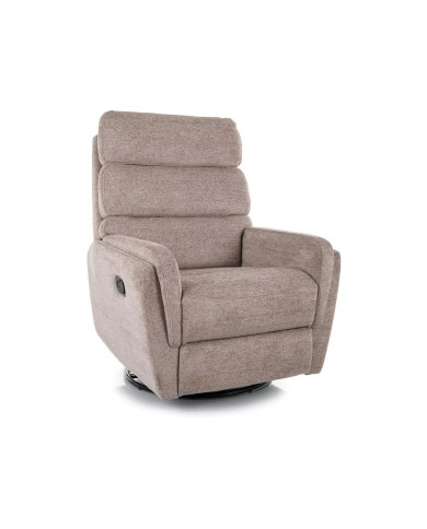 Fauteuil Inclinable Pivotant 360° manuel Argos Raven Beige | Seul Point d'Essai Régional