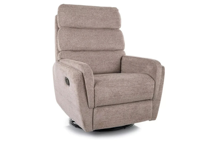 Fauteuil Inclinable Pivotant 360° manuel Argos Raven Beige | Seul Point d'Essai Régional