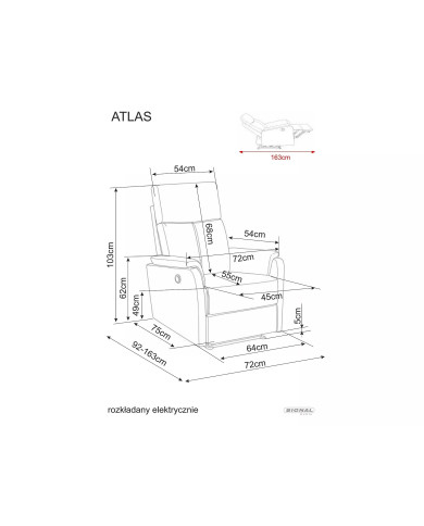 Fauteuil de Relaxation Électrique ATLAS - Tissu Raven Beige | Expert Gain de Place