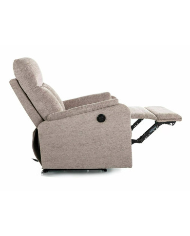 Fauteuil de Relaxation Électrique ATLAS - Tissu Raven Beige | Expert Gain de Place