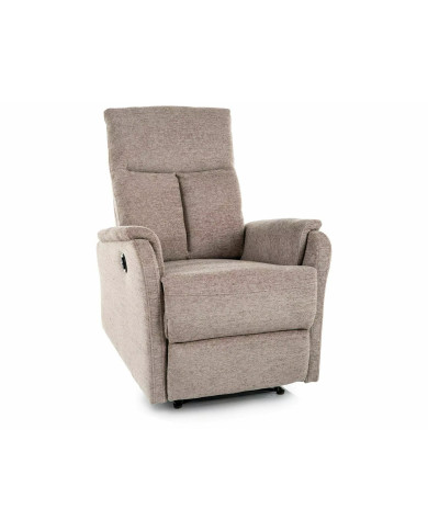 Fauteuil de Relaxation Électrique ATLAS - Tissu Raven Beige | Expert Gain de Place