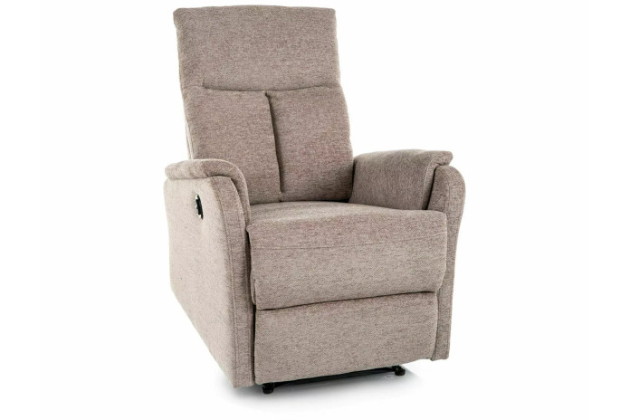 Fauteuil de Relaxation Électrique ATLAS - Tissu Raven Beige | Expert Gain de Place