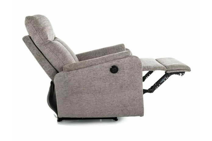 Fauteuil de Relaxation Électrique ATLAS - Tissu Raven Gris | Expert Gain de Place