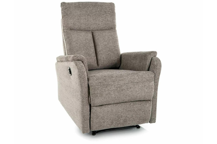 Fauteuil de Relaxation Électrique ATLAS - Tissu Raven Gris | Expert Gain de Place