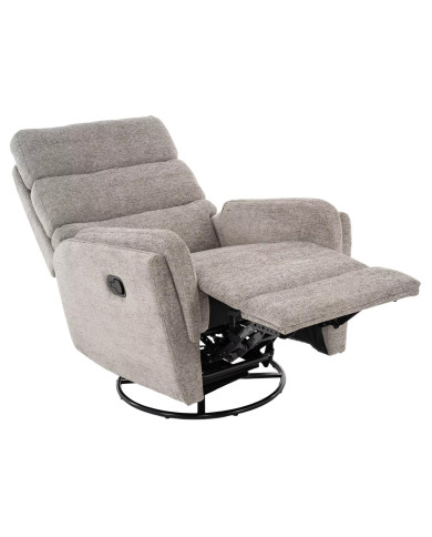 Fauteuil Inclinable Pivotant 360° manuel Argos Raven Gris | Seul Point d'Essai Régional