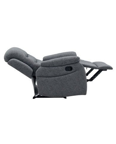 Fauteuil Relax Inclinable Gris SILVERA | Confort & Design