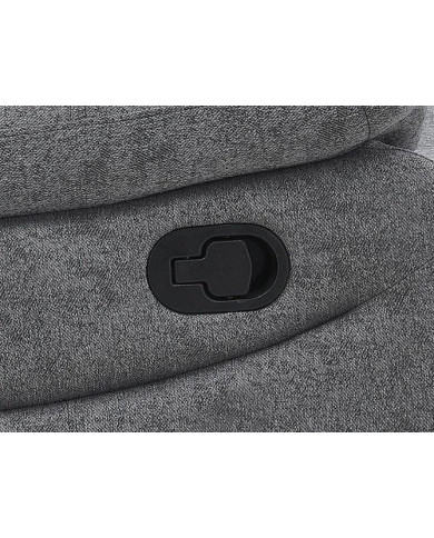 Fauteuil Relax Inclinable Gris SILVERA | Confort & Design