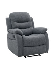 Fauteuil Relax Inclinable Gris SILVERA | Confort & Design