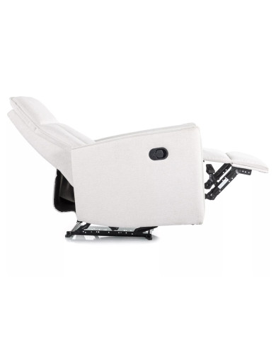 Fauteuil Relax Inclinable MANUEL Beige Clair OASIS