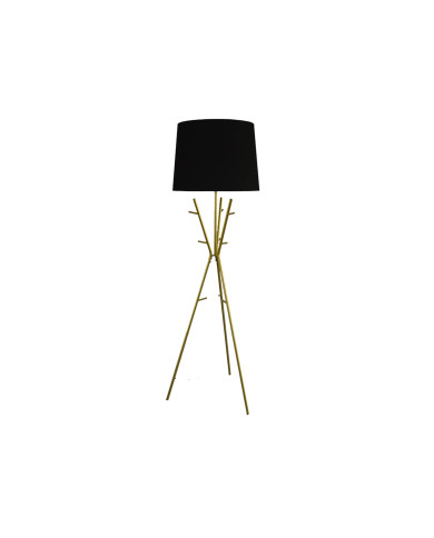 Lampadaire Portant DRESS-CODE 175cm Or et Noir | Mobili & Co