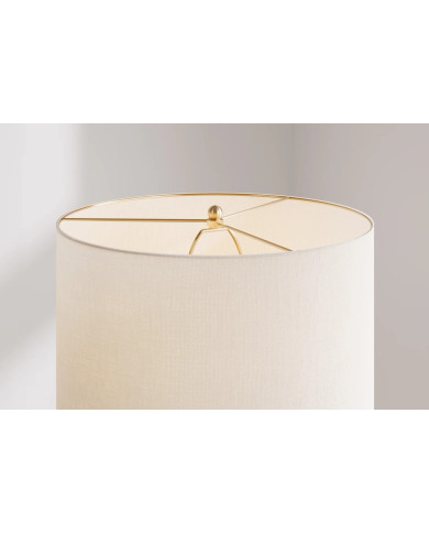 Lampe Céramique VENDÔME 70cm Noir et Or | Chic Mobili & Co