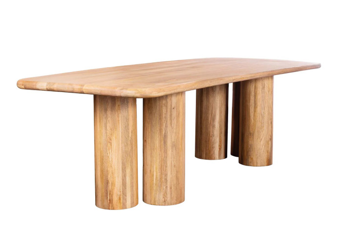 Table Manguier BAOBAB 240cm | 6 Pieds Troncs Design Unique