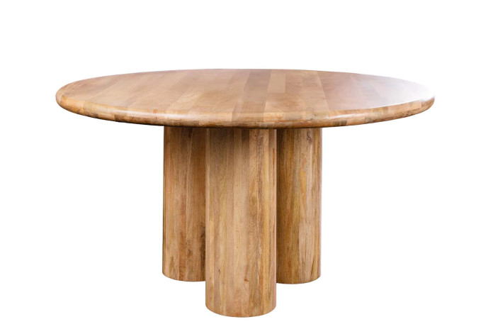 Table Ronde BAOBAB Ø 140cm Manguier Massif | Mobili & Co Annonay