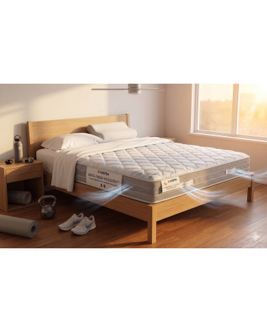 Matelas Rafraîchissant AERO-FRESH 25cm | Spécial Sport & Chaleur