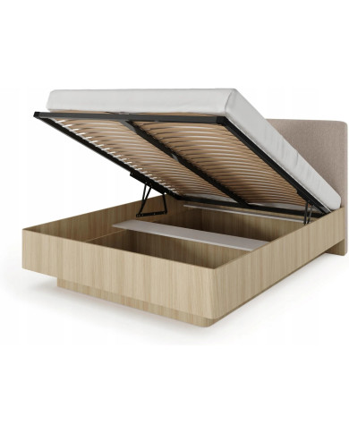 Lit KYOTO 160x200 | Coffre à Vérins & Sommier Offert | Mobili & Co