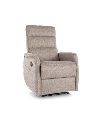 Fauteuil Relax Électrique Massant ELEGANCE - Tissu Beige Brego