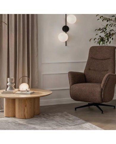 Fauteuil Relax Inclinable Nestor Raven Beige - Confort Premium