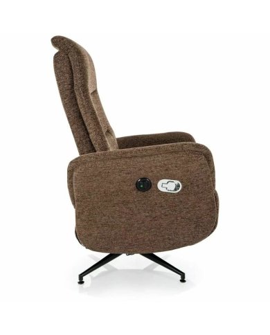 Fauteuil Relax Inclinable Nestor Raven Beige - Confort Premium