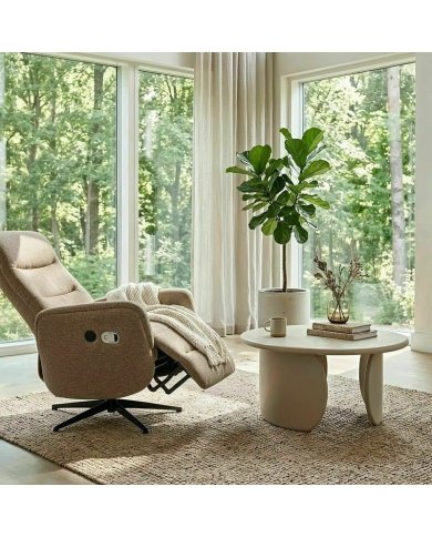 Fauteuil Relax Inclinable Nestor Raven Gris - Confort Premium