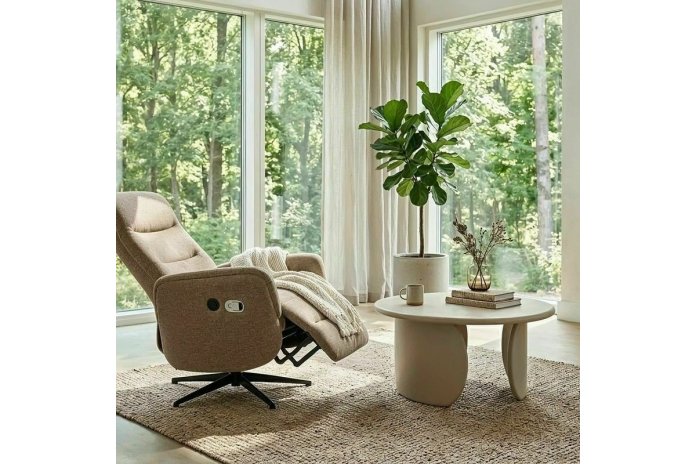 Fauteuil Relax Inclinable Nestor Raven Gris - Confort Premium