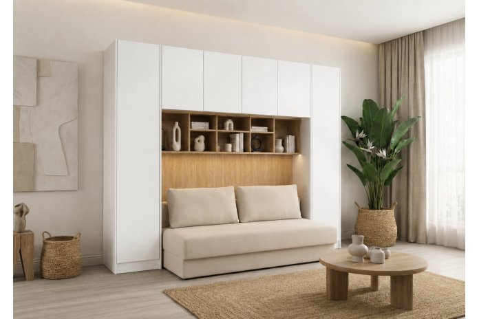 Pont de Lit avec Canapé Convertible AMBIANCE | Altera Mobilier
