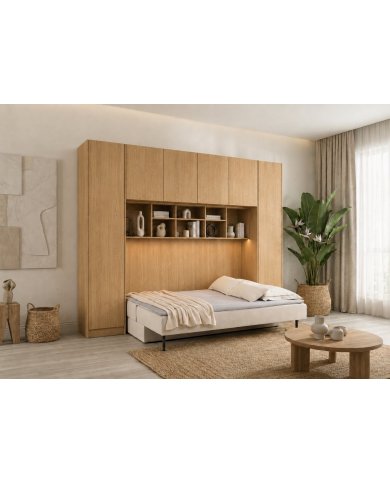 Pont de Lit avec Canapé Convertible AMBIANCE | Altera Mobilier
