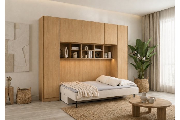 Pont de Lit avec Canapé Convertible AMBIANCE | Altera Mobilier