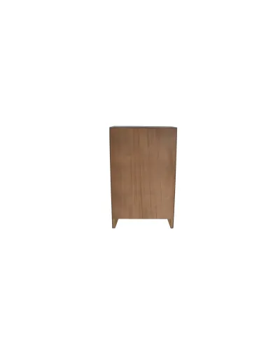 Chiffonnier industriel pin et métal 95 cm OFFICINE