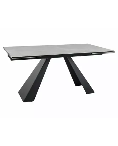 Table Extensible SALVADORE Céramique Diamond Cream 160-240cm