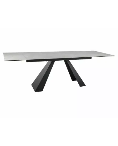 Table Extensible SALVADORE Céramique Diamond Cream 160-240cm