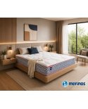 Matelas MERINOS mémoire de forme & ressorts ensachés 24 cm Mini Chevron