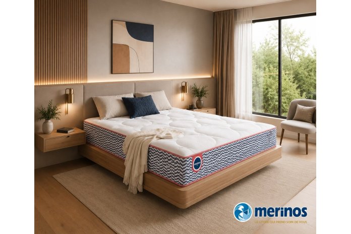 Matelas Mini Chevron Mérinos 24cm | Altera Mobilier