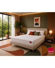 Matelas Epeda Fréquence 22cm | Ressorts Ensachés Fabriqué en France