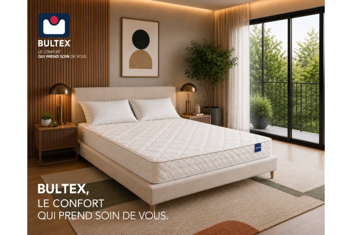 Matelas Bultex Easy Start 19cm | Soutien Ferme & Fabriqué en France