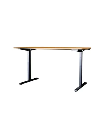 Bureau Assis-Debout Électrique Chêne et Métal 140x60 cm - UP WOOD | Mobili & Co